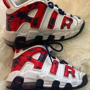 Nike Kids' Air Sneakers in Red, White, and Blue